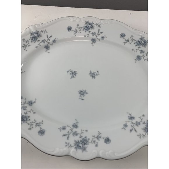 JOHANN HAVILAND BLUE GARLAND BAVARIA 13”SERVING PLATTER ~EXCELLENT CONDITION - Picture 2 of 12